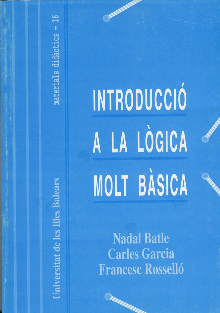 Introducció a la lògica molt bàsica, de BATLE | portada del libro