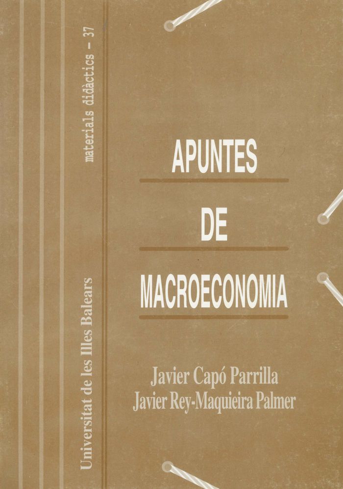 APUNTES DE MACROECONOMIA, de CAPO PARILLA | portada del libro