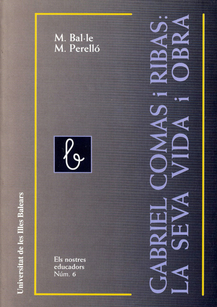 GABRIEL COMAS I RIBAS, de BAL·LE CERDA | portada del libro