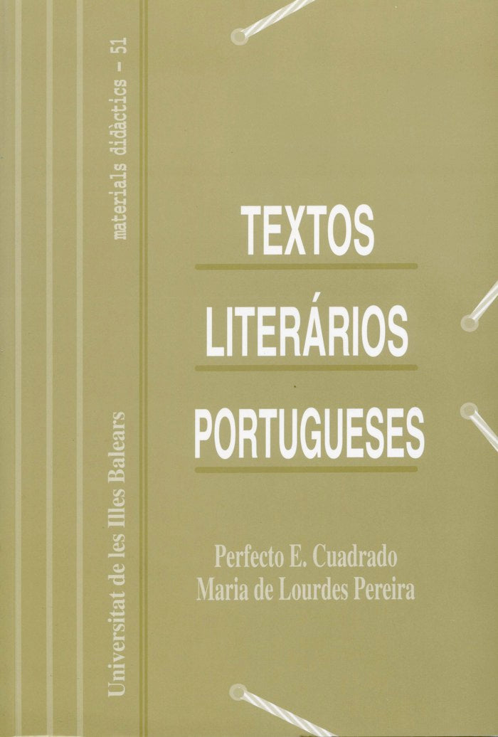 TEXTOS LITERARIOS PORTUGUESES (SECS. 12-18), de CUADRADO FERNANDEZ | portada del libro
