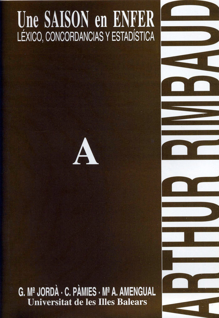 ARTHUR RIMBAUD, UNE SAISON EN ENFER, de JORDA LLITERAS | portada del libro