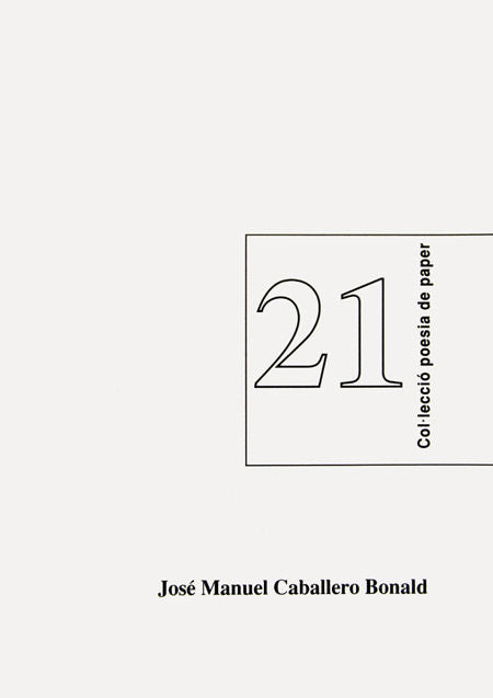 Poemas de José Manuel Caballero Bonald, de Caballero Bonald | portada del libro