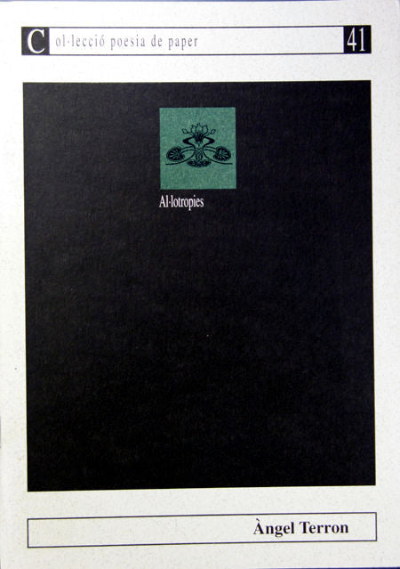 Al·lotropies, de Terron | portada del libro