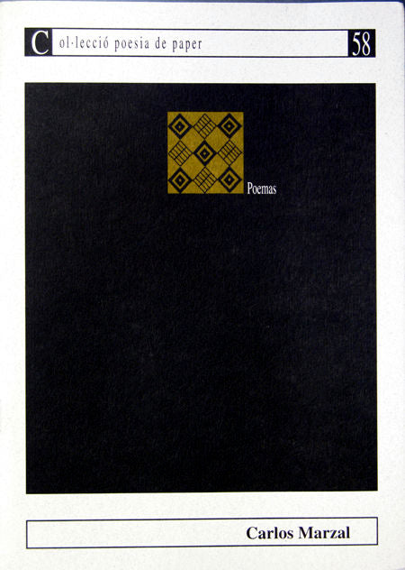Poemas de Carlos Marzal, de Marzal | portada del libro