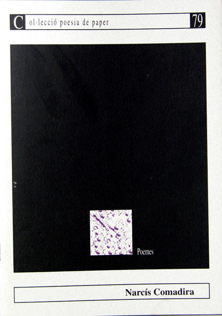 Poemes de Narcís Comadira, de Comadira | portada del libro
