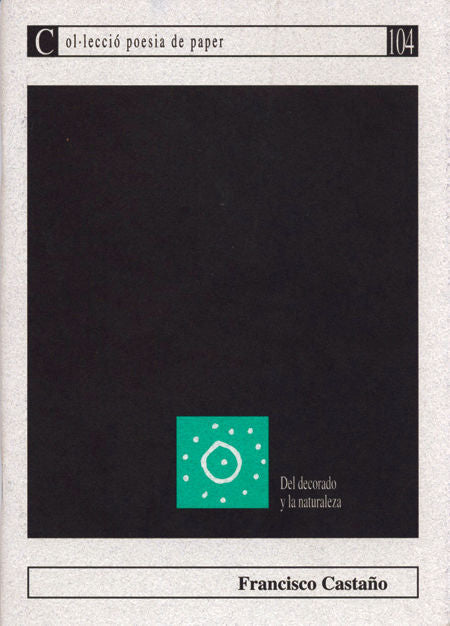 Del decorado y la naturaleza, de Castaño | portada del libro