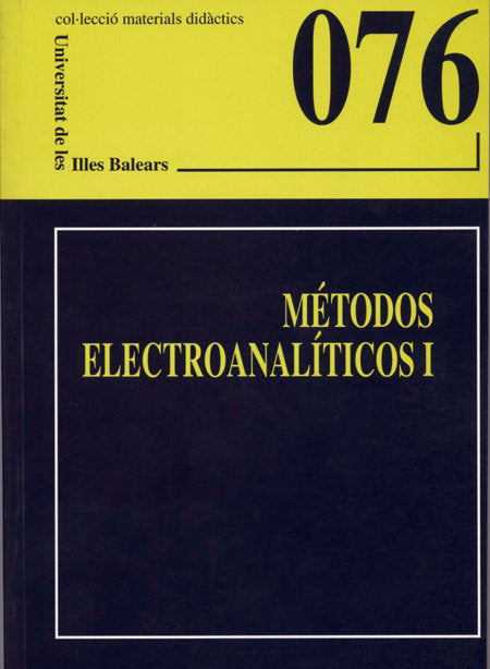 METODOS ELECTROANALITICOS I | portada del libro
