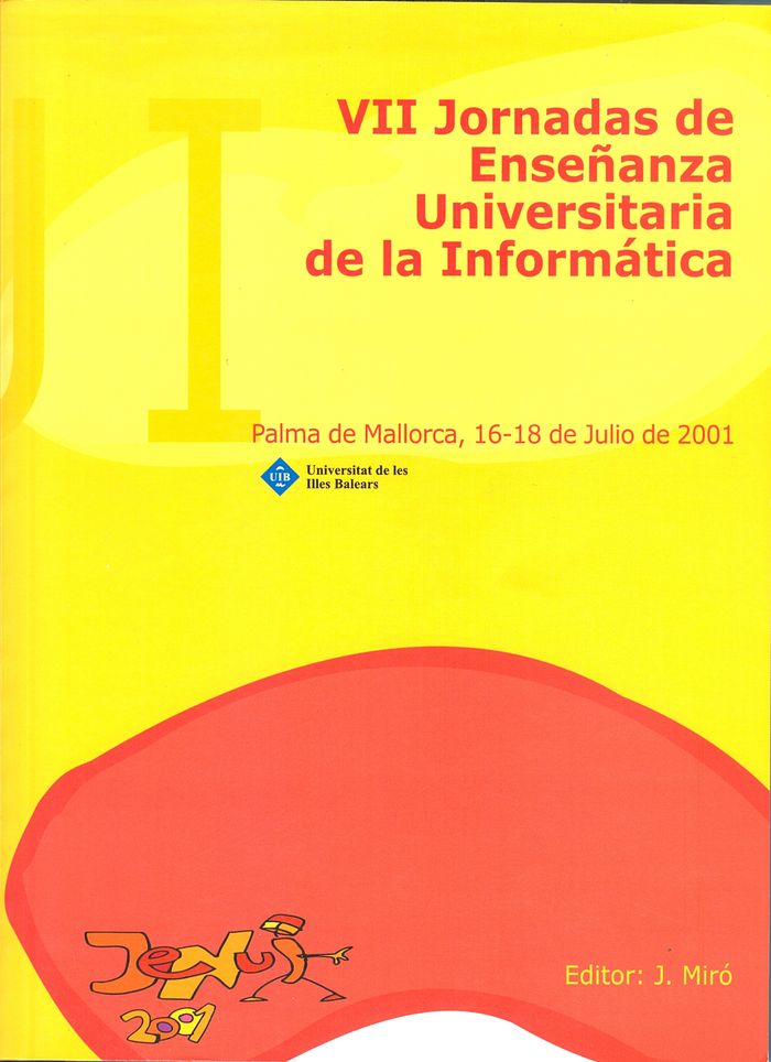 VII jornadas de enseñanza universitaria de la informàtica | portada del libro