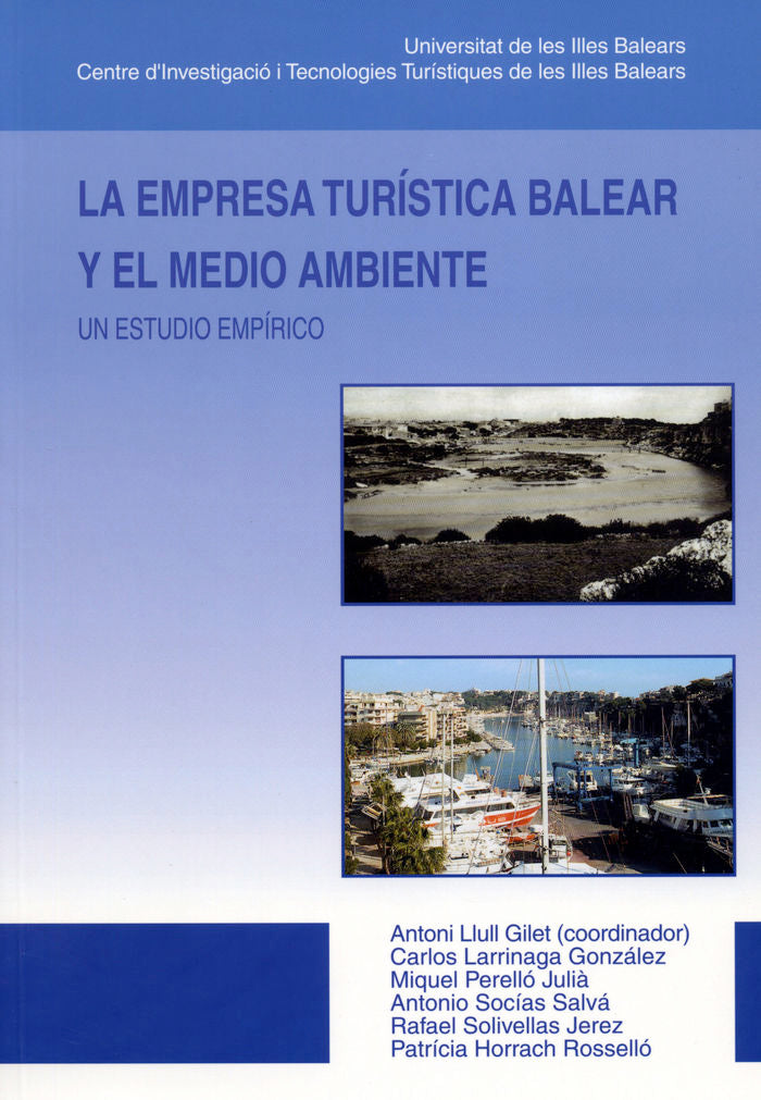 La empresa turística balear y el medio ambiente, de Llull Gilet | portada del libro