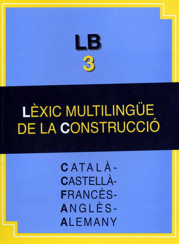Lèxic multilingüe de la construcció, de Gual Pons | portada del libro