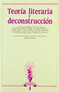 Teoría literaria y deconstrucción, de Derrida, Jacques | portada del libro