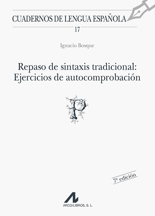 Repaso de sintaxis tradicional, de Bosque, Ignacio | portada del libro