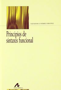 Principios de sintaxis funcional, de Gutiérrez Ordóñez, Salvador | portada del libro