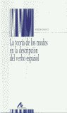 La teoría de los modos en la descripción del verbo español, de Luquet, Gilles | portada del libro