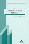 Comentarios de textos persuasivos(18), de De Santiago Guervós, Javier | portada del libro