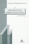 Comentario de textos interpretativos y de opinión, de Escribano Hernández, Asunción | portada del libro