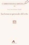 Las formas no personales del verbo, de Rodríguez Ramalle, Teresa María | portada del libro