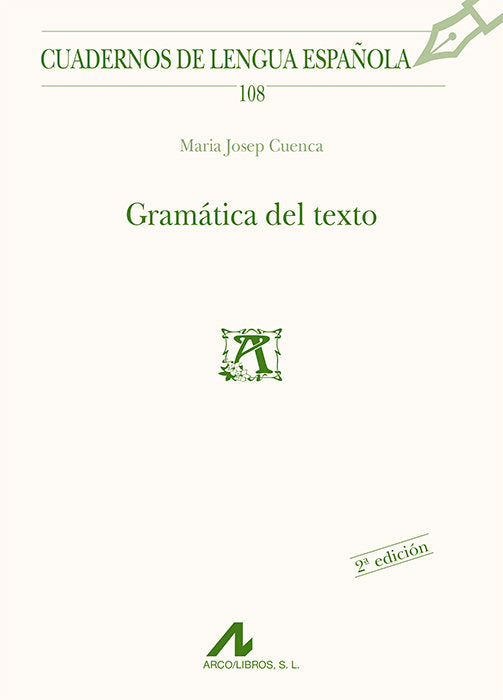 Gramática del texto, de Cuenca Ordiñana, Maria Josep | portada del libro