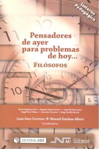 Pensadores de ayer para problemas de hoy: Filósofos, de Sáez Carreras, Juan | portada del libro