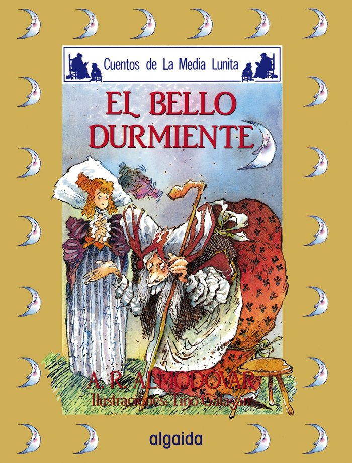 Media lunita nº 34. El bello durmiente, de Rodríguez Almodóvar, Antonio | portada del libro