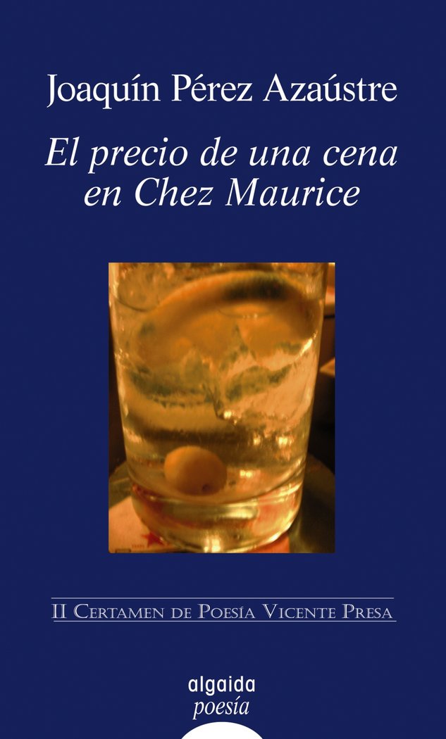 El precio de una cena en Chez Maurice, de Pérez Azaustre, Joaquin | portada del libro