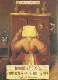 DEMONIOS Y GENIOS COMARCALES EN LA EDAD MEDIA, de LECOUTEUX | portada del libro