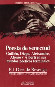 POESIA DE LA SENECTUD, de DIEZ DE REVENGA | portada del libro