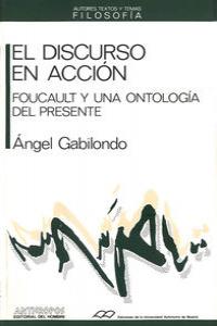 DISCURSO EN ACCION,EL, de GABILONDO | portada del libro