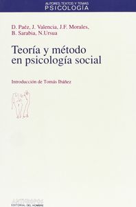 TEORIA Y METODO EN PSICOLOGIA SOCIAL, de PAEZ | portada del libro