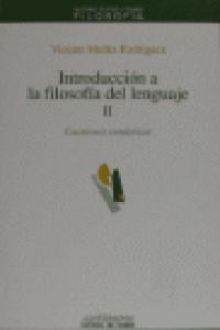 INTRODUCCION A LA FILOSOFIA DEL LENGUAJE,II, de MUÑIZ RODRIGUEZ | portada del libro