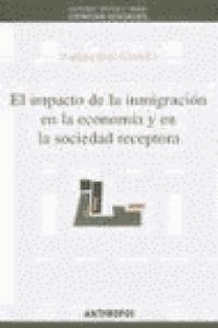 El impacto de la inmigración en la econom¡a y en la sociedad receptora, de SOLE | portada del libro