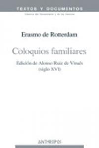 COLOQUIOS FAMILIARES, de ERASMO DE ROTTERDAM | portada del libro