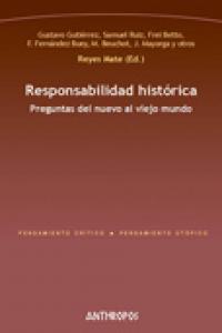 RESPONSABILIDAD HISTORICA, de AA.VV. | portada del libro