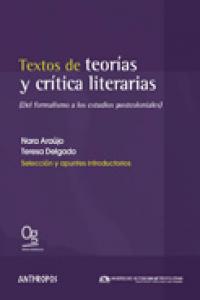Textos de teor¡as y cr¡ticas literarias, de ARAUJO | portada del libro