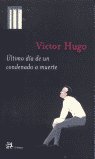 Último día de un condenado a muerte, de Hugo | portada del libro