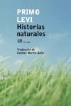 Historias naturales, de Levi, Primo | portada del libro