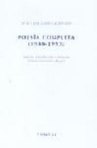 POESIA COMPLETA II 19301993, de DELGADO VALHONDO | portada del libro