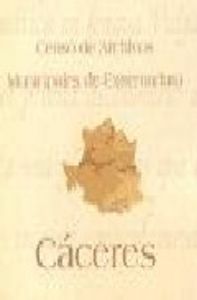 CENSO ARCHIVOS MUNICIPALES CACERES CD-ROM, de JUNTA EXTREMADURA | portada del libro