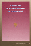 II JORNADAS HISTORIA MEDIEVAL EXTREMADURA | portada del libro
