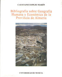 Bibliografia sobre Geografia Humana y Economica de la Provincia de Almeria, de ESPEJO MARÍN | portada del libro
