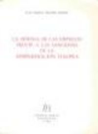La defensa de las empresas frente a las sanciones de la administración europea., de Trayter Jiménez | portada del libro