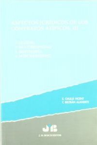 Aspectos Jurídicos de los Contratos atípicos. Tomo III, de Chuliá Vicent, Eduardo | portada del libro