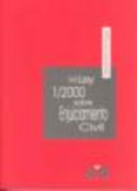 La Ley 1/2000 sobre Enjuiciamiento Civil., de Serra Domínguez, Manuel | portada del libro