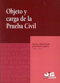 Objeto y Carga de la Prueba Civil., de Abel Lluch, Xavier | portada del libro