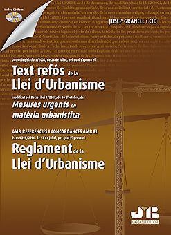 Text refòs de la Llei d'Urbanisme. (inclou CD-Rom), de Granell i Cid, Josep | portada del libro
