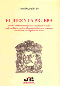 El Juez y la Prueba., de Picó i Junoy, Joan | portada del libro