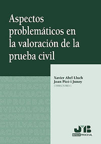 Aspectos problemáticos en la valoración de la prueba civil., de Varios autores | portada del libro