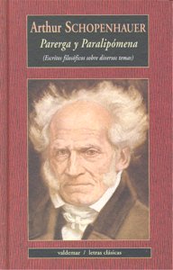 Parerga y Paralipomena, de Schopenhauer | portada del libro