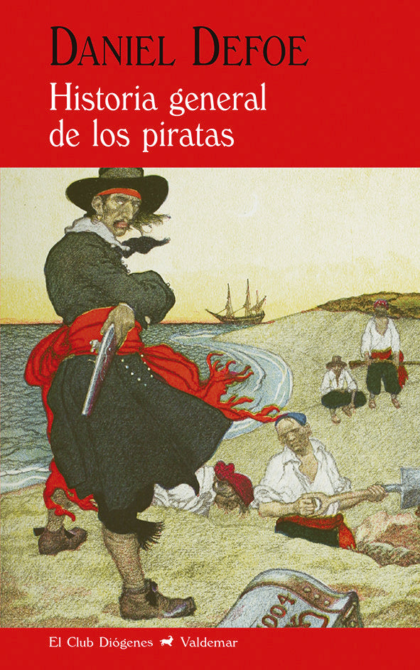 Historia general de los piratas, de Defoe, Daniel | portada del libro