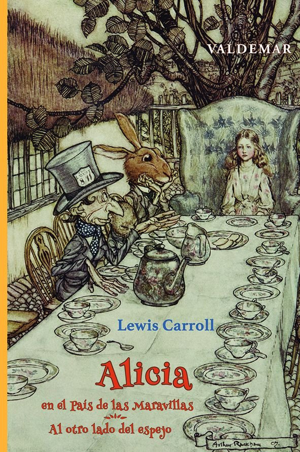 ALICIA EN EL PAIS DE LAS MARAVILLAS & AL OTRO LADO DEL ESPEJO, de CARROLL, LEWIS | portada del libro
